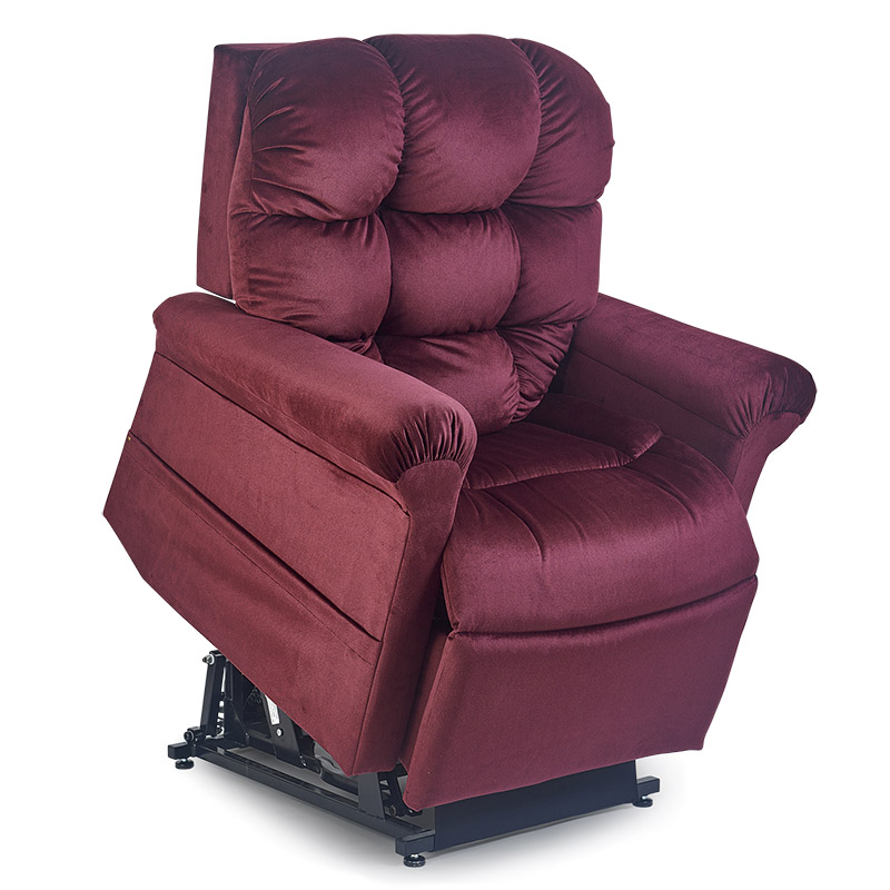 phoenix reclining seat lift chair recliner leather heat massage