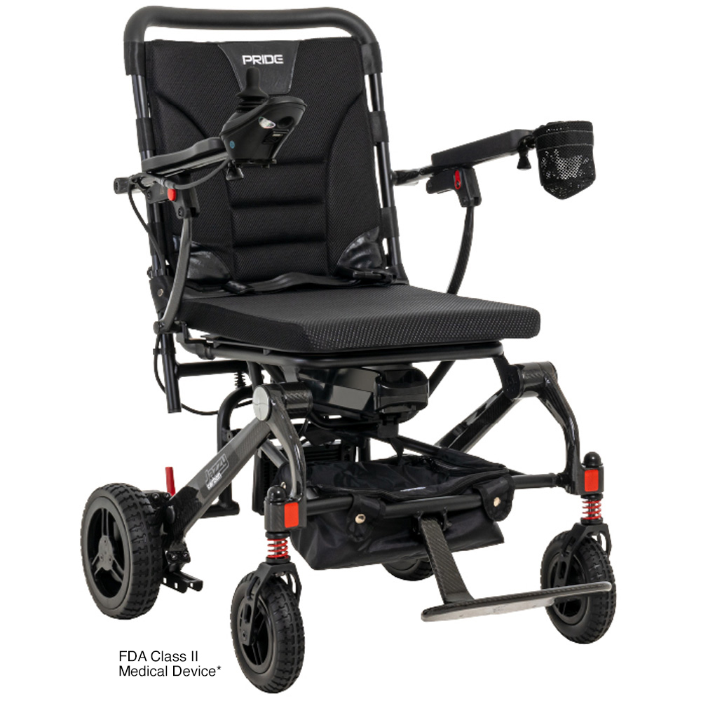 Pride Jazzy® Carbon electric wheelchair power chair