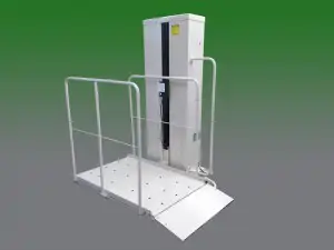Santa Ana Wheelchair and scooter outside trailer hitch vehicle lifts and vertical platform porch lifts (VPL)