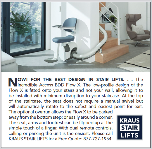 Oakland ACCESSBDD flow X stairlift chair