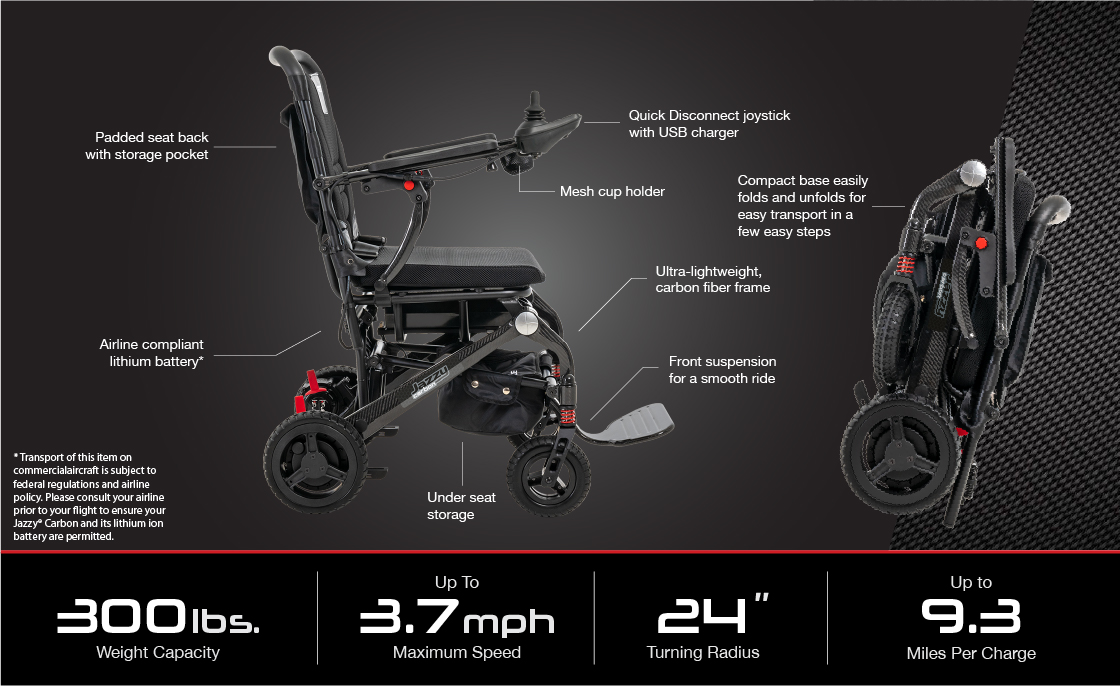 Peoria Pride mobility folding electric wheelchair