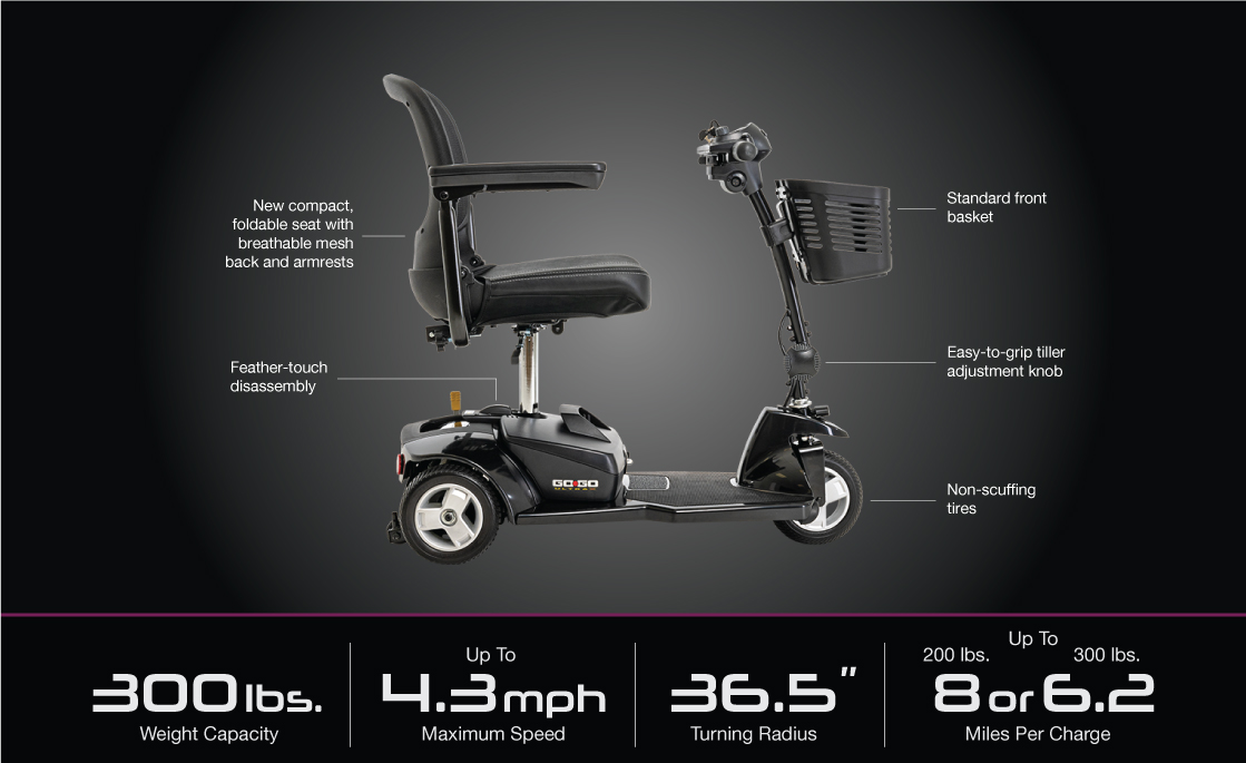 Go-Go Ultra X 3-Wheel Scooter